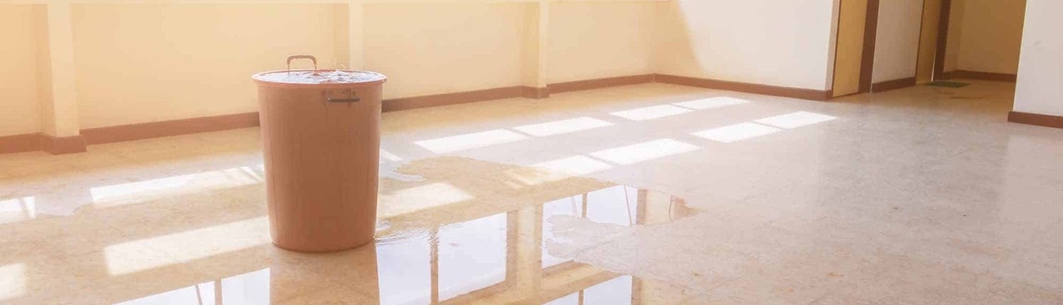 commercial roof leaking inside